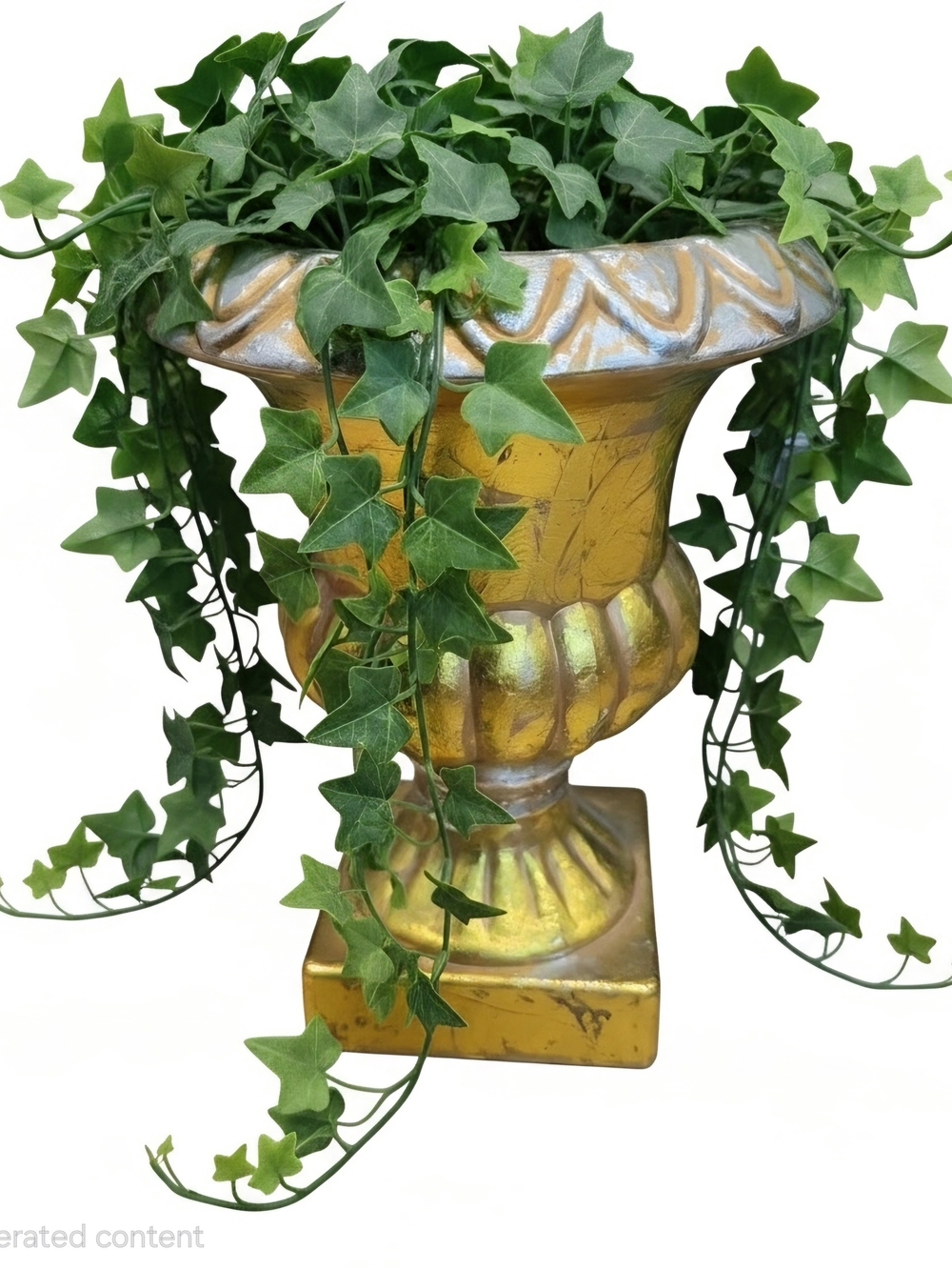 Gold Decorative Urn Planter